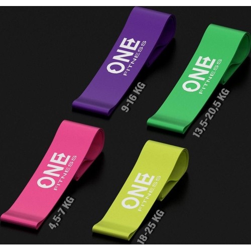 ZESTAW TAŚM DO ĆWICZEŃ PBF 04 ONE FITNESS