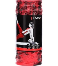 Wałek do masażu HMS FS133, czerwono-czarny