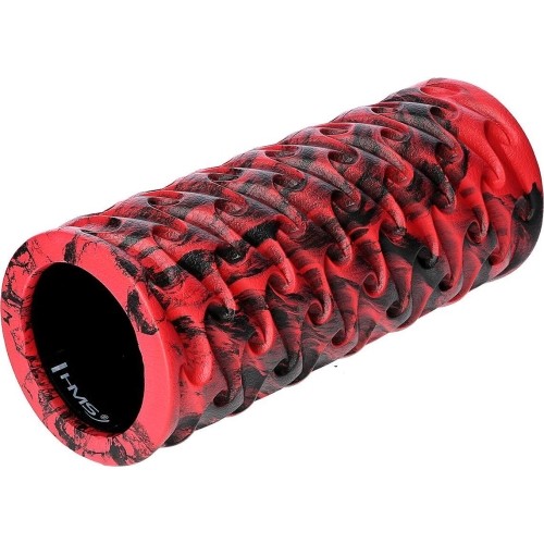Wałek do masażu treningowy HMS FS133 - czerwono-czarny