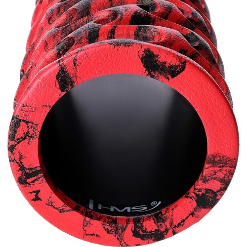 Wałek do masażu treningowy HMS FS133 - czerwono-czarny