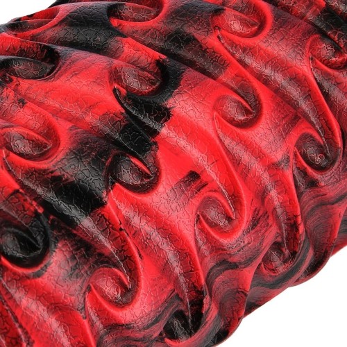 Wałek do masażu treningowy HMS FS133 - czerwono-czarny