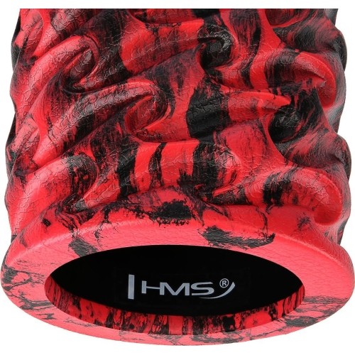 Wałek do masażu treningowy HMS FS133 - czerwono-czarny