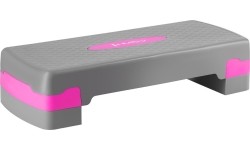 Szaro-różowy step do aerobiku AS003 HMS