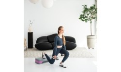 AS003 SZARY/RÓŻOWY AEROBIC STEP HMS