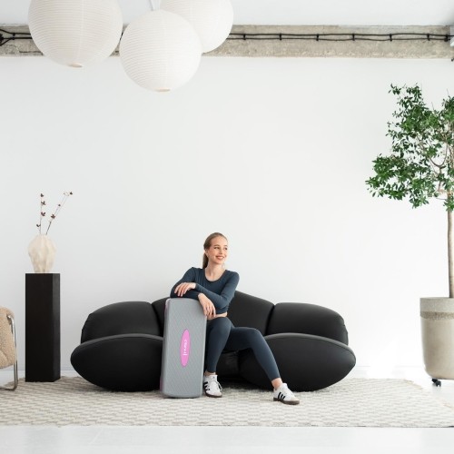 AS003 SZARY/RÓŻOWY AEROBIC STEP HMS