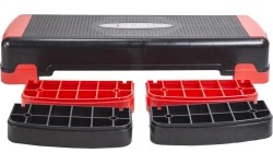 Step do aerobiku HMS AS005, Czarno-czerwony