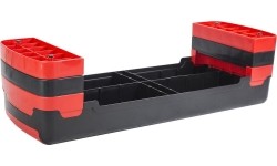 Step do aerobiku HMS AS005, Czarno-czerwony