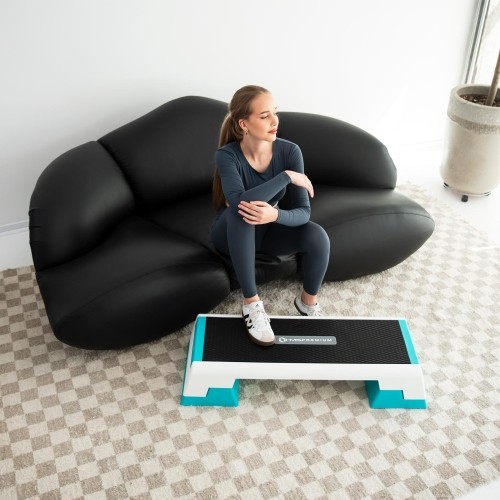 AS007 WHITE/MINT AEROBIC STEP HMS PREMIUM