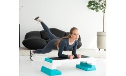 AS007 WHITE/MINT AEROBIC STEP HMS PREMIUM