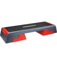 Step do aerobiku AS007 czarno-czerwony HMS Premium