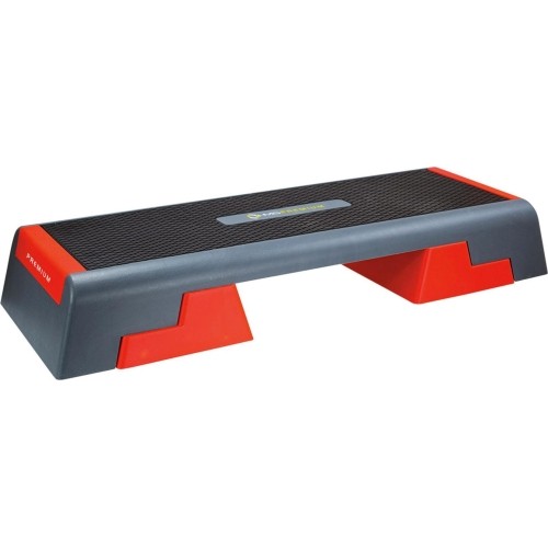 Step do aerobiku AS007 czarno-czerwony HMS Premium