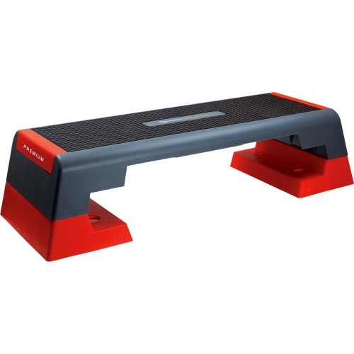 Step do aerobiku AS007 czarno-czerwony HMS Premium