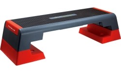 Step do aerobiku AS007 czarno-czerwony HMS Premium