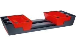 Step do aerobiku AS007 czarno-czerwony HMS Premium