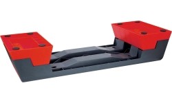 Step do aerobiku AS007 czarno-czerwony HMS Premium