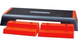 Step do aerobiku AS007 czarno-czerwony HMS Premium