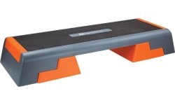 Step do aerobiku treningowy do ćwiczeń HMS Premium AS007 - czarno-pomarańczowy