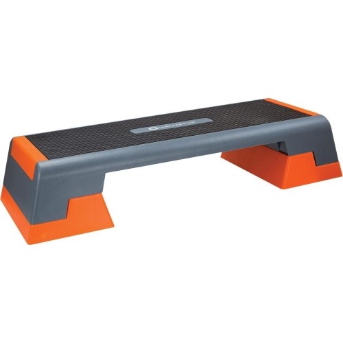 Step do aerobiku treningowy do ćwiczeń HMS Premium AS007 - czarno-pomarańczowy