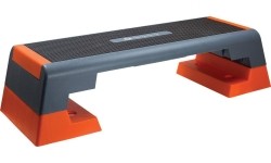 Step do aerobiku AS007 czarno-pomarańczowy HMS Premium