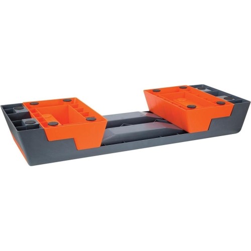 Step do aerobiku treningowy do ćwiczeń HMS Premium AS007 - czarno-pomarańczowy