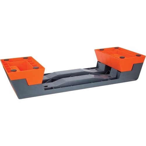 Step do aerobiku treningowy do ćwiczeń HMS Premium AS007 - czarno-pomarańczowy