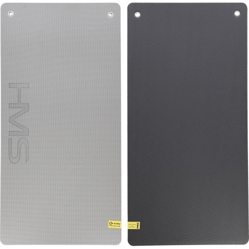 Mata treningowa HMS Premium MFK07 jasnoszaro-czarna, 120x60cm, EVA 15mm
