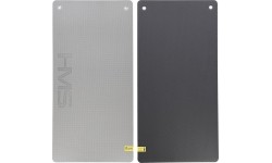 Mata treningowa HMS Premium MFK07 jasnoszaro-czarna, 120x60cm, EVA 15mm