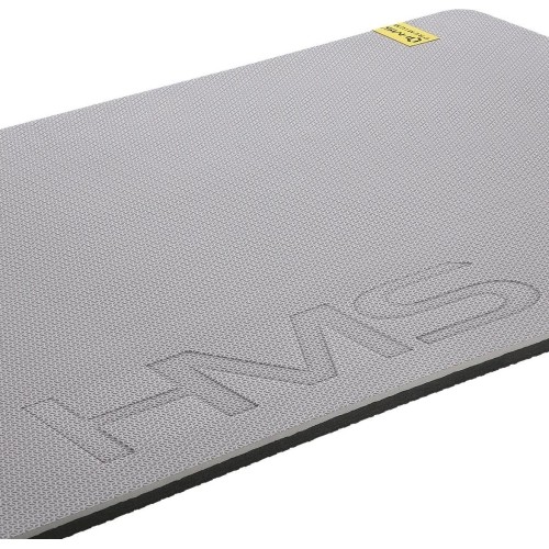 Mata treningowa HMS Premium MFK07 jasnoszaro-czarna, 120x60cm, EVA 15mm