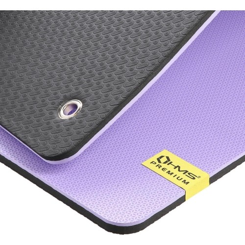 MFK07 FIOLETOWO-CZARNA MATA FITNESS 120*60CM EVA 15MM HMS PREMIUM