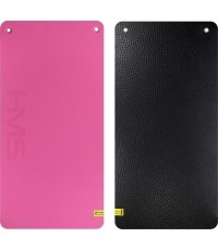 Mata treningowa do ćwiczeń Fitness HMS MFK02, Różowo-czarna