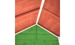 Drewniany domek do zabawy EXIT Loft 350 - zielony