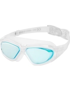 NQG280MAF BIAŁE JUNIORSKIE OKULARY PŁYWACKIE/MASKA NILS AQUA
