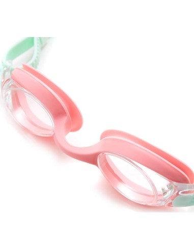 NQG700AF MIĘTOWE/RÓŻOWE JUNIORSKIE OKULARY PŁYWACKIE NILS AQUA
