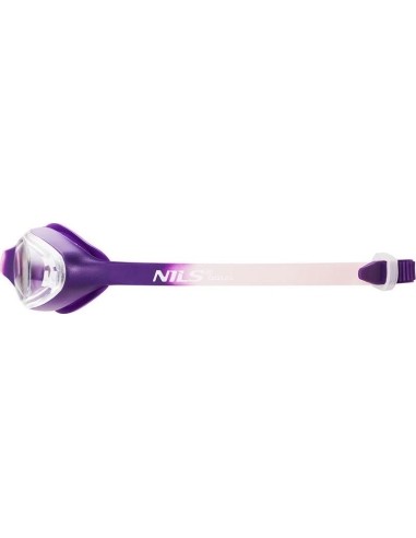 Dziecięce okulary do pływania NILS AQUA NQG170AF, fioletowo-różowe