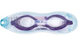 NQG170AF FIOLETOWE/RÓŻOWE OKULARY PŁYWACKIE DLA DZIECI NILS AQUA