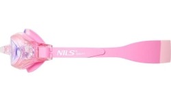 NQG870AF RÓŻOWE JUNIORSKIE OKULARY PŁYWACKIE NILS AQUA