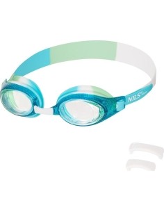 NQG870AF NIEBIESKIE JUNIORSKIE OKULARY PŁYWACKIE NILS AQUA
