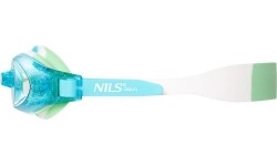 NQG870AF NIEBIESKIE JUNIORSKIE OKULARY PŁYWACKIE NILS AQUA