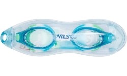NQG870AF NIEBIESKIE JUNIORSKIE OKULARY PŁYWACKIE NILS AQUA