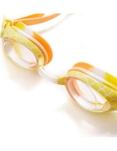 Żółte juniorskie okulary pływackie NILS AQUA NQG870SAF Mermaid