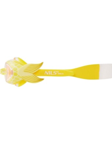 Żółte juniorskie okulary pływackie NILS AQUA NQG870SAF Mermaid