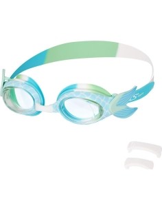 NQG870SAF BLUE MERMAID JUNIOR OKULARY PŁYWACKIE NILS AQUA