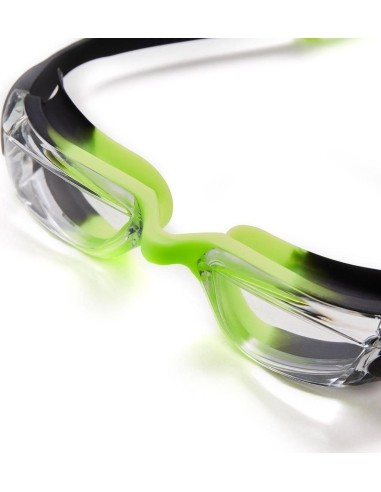 NQG770AF CZARNO-ZIELONE JUNIORSKIE OKULARY PŁYWACKIE NILS AQUA