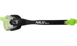 NQG770AF CZARNO-ZIELONE JUNIORSKIE OKULARY PŁYWACKIE NILS AQUA
