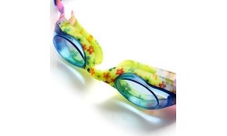 NQG170FAF NIEBIESKI KWIATKI JUNIOR OKULARKI NILS AQUA