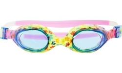 NQG170FAF NIEBIESKI KWIATKI JUNIOR OKULARKI NILS AQUA