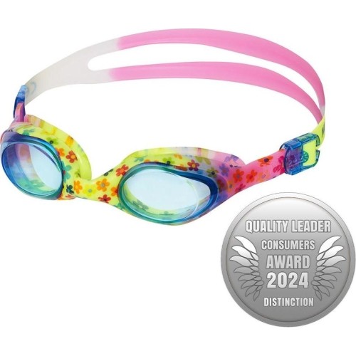 NQG170FAF NIEBIESKI KWIATKI JUNIOR OKULARKI NILS AQUA