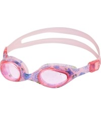 NQG170FAF PINK FLOWERS JUNIOR OKULARY PŁYWACKIE NILS AQUA