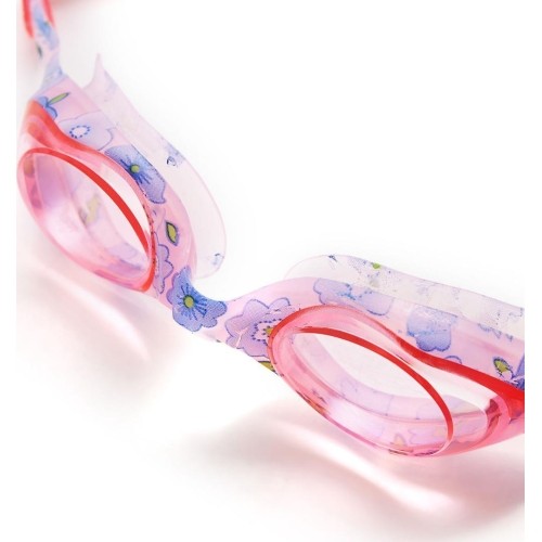 NQG170FAF PINK FLOWERS JUNIOR OKULARY PŁYWACKIE NILS AQUA