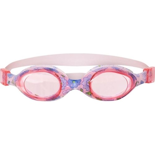 NQG170FAF PINK FLOWERS JUNIOR OKULARY PŁYWACKIE NILS AQUA